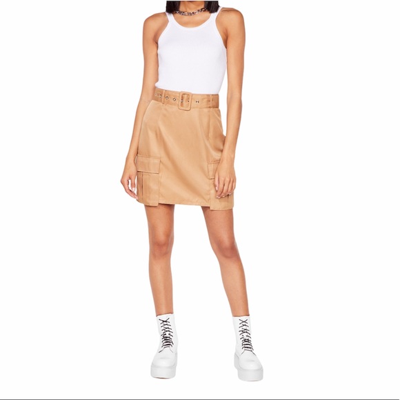 Nasty Gal Dresses & Skirts - NASTY GAL - Pocket It Off Belted Mini Skirt